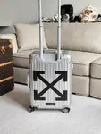 Rimowa silver off-white™ x rimowa co-branded luggage 21chic