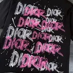 Classic All-Over Graffiti Print T-Shirt