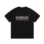 Overlapping Letters Print T Shirt