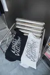 Back Graffiti Print + Front Embroidery T-shirt