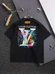 Colorful Pattern Embroidery T Shirt