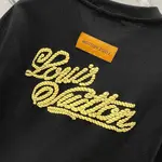 Rope Pattern Embroidery T Shirt