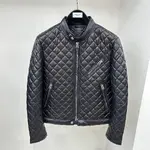 Tom Ford 23 catwalk style slim stand collar leather jacket
