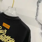 Rope Pattern Embroidery T Shirt