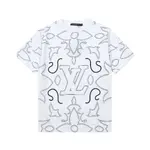 Full Print Stripes T Shirt