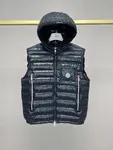Moncler Early Fall Ragot Series Breathable Hooded Vest Jacket