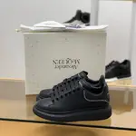 Alexander McQueen MQ All black zip Sneakers