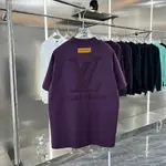 Small Front&Large Back Embroidered T-shirt
