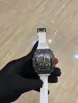 Richard Miller Ultimate Edition Integrated White Sapphire Shock Absorbing Movement RM35-02 Transparent Automatic Mechanical Integrated Movement