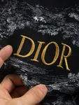 Floral Letter Embroidery T Shirt