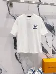 Blue Pattern Embroidery T Shirt