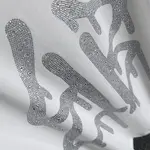 2025 New Front and Back Rhinestone T-Shirt
