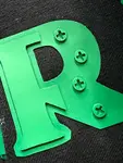 Green Silicone Graphic T Shirt