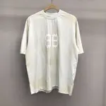 Balenciaga BB Industrial Cement Painted T-Shirt