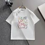 Rainbow Fringe Embroidered T-Shirt