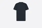 Rectangular Brand Print Crewneck T-Shirt