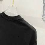 Brown Letter Embroidery T Shirt