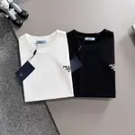 Minimalist Patchwork Embroidered T-Shirt