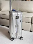 RIMOWA aluminum alloy original new limited edition carry-on trolley suitcase 21 inches