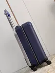 LV blue embossed trolley case originalk616 35x23x53cm