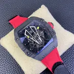 Richard Miller Tourbillon watch has invested heavily in the RM27-03 Tourbillon movement, which is integrated with the NTPT carbon fiber case to create the lightest Tourbillon watch in the industry.