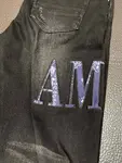 Amiri slim fit petite straight jeans