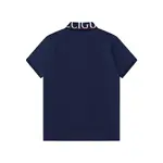 Neckline Letters Polo T Shirt
