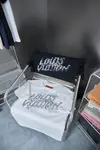 Back Graffiti Print + Front Embroidery T-shirt
