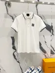 Square Embroidery Polo T Shirt