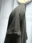 Pattern Cracked Embroidery T Shirt