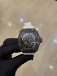 Richard Miller Ultimate Edition Integrated White Sapphire Shock Absorbing Movement RM35-02 Transparent Automatic Mechanical Integrated Movement