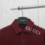 Chic Overlapping Print Polo Shirt