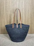 YSL straw tote basket, pure handmade. 685618 Size: 55*31*28cm