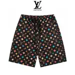 Colorful All-over Print T-shirt and Shorts Set
