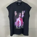 Vintage Distressed Sleeveless T-Shirt