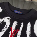 Necklace Letter + Chest Embroidery T-shirt