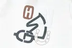 Leather Patch Embroidery T-Shirt