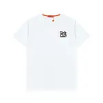 Embroidered Leather Patch T-Shirt