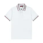 Neckline Letters Polo Shirt