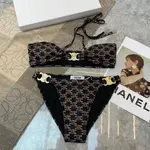 CELINE new elegant style old flower series bikini