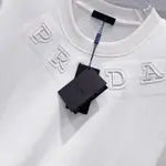 Triangle Pattern 3D Embroidery T Shirt