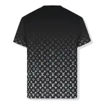 MONOGRAM GRADIENT BLACK WHITE T SHIRT