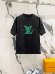 Green Pattern Embroidery T Shirt
