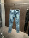 Amiri slim fit petite straight jeans