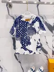 Rendering Blue Full Print T Shirt