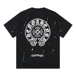 Chrome Hearts 24ss Crockett splash ink printing process short sleeve