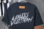 Back Graffiti Print + Front Embroidery T-shirt