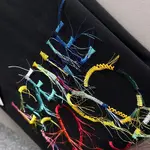 Rainbow Fringe Embroidered T-Shirt