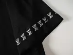 Letter Sleeve Knit T Shirt