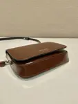 Prada Brushed Leather Mini-bag With Shoulder Strap Bag